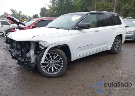 2022 Jeep Grand Cherokee L Summit Reserve 4X4 из США, поврежденный, VIN 1C4RJKEG9N8602510